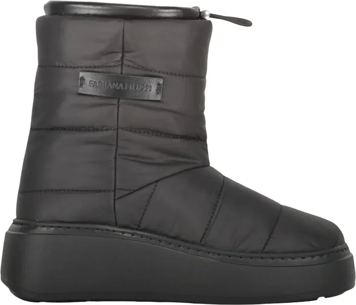Quilted Ankle Boots