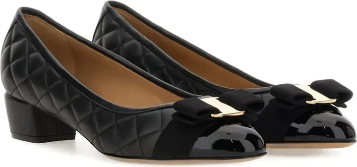 Quilted Bow Pumps - Image 2