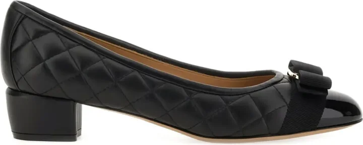 Quilted Bow Pumps