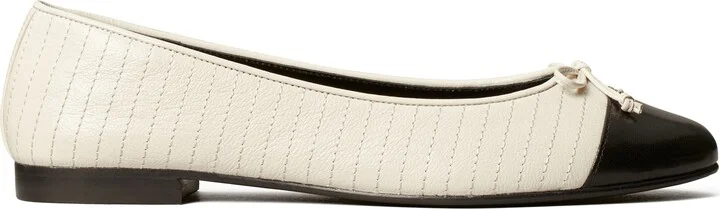 Quilted Cap Toe Ballet Flat - Image 2