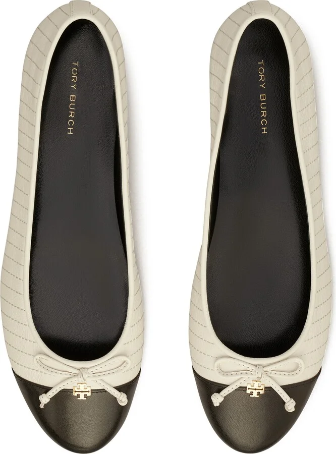 Quilted Cap Toe Ballet Flat - Image 3
