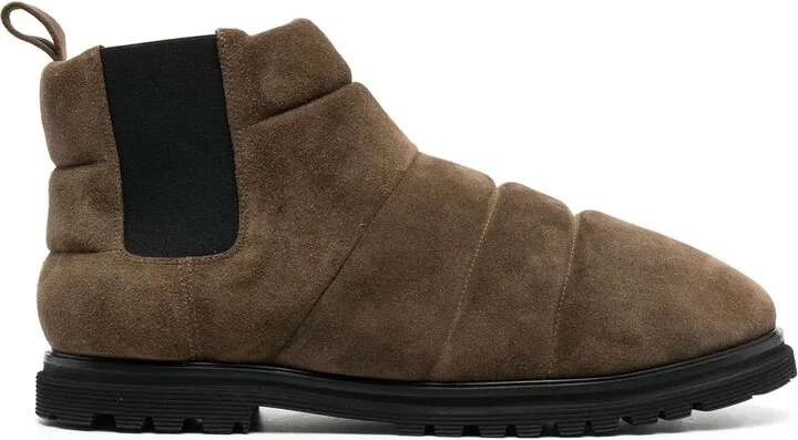 Quilted Chelsea Ankle Boots