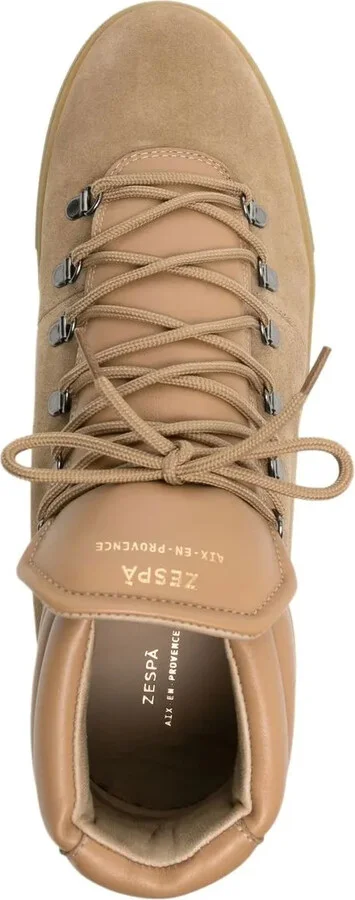Quilted-Edge High-Top Sneakers - Image 4