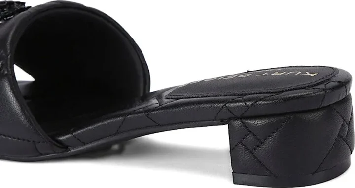 Quilted Embellished Sandals - Image 2