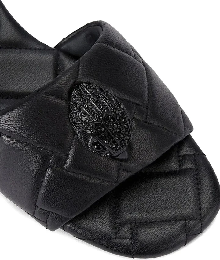 Quilted Embellished Sandals - Image 3