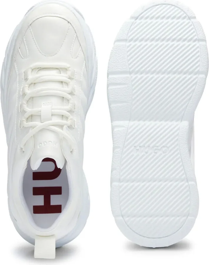 Quilted Faux-Leather Sneakers - Image 4