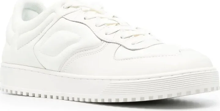 Quilted-Finish Low-Top Sneakers - Image 2