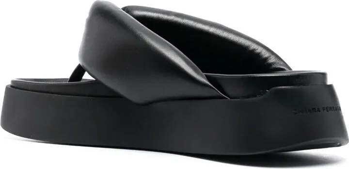 Quilted Flatform Flip Flops - Image 3