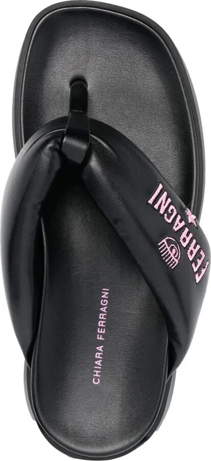 Quilted Flatform Flip Flops - Image 4