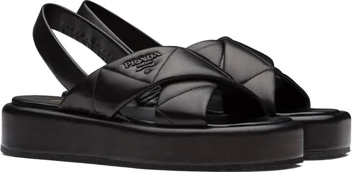 Quilted Flatform Sandals - Image 2