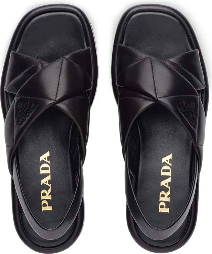 Quilted Flatform Sandals - Image 4