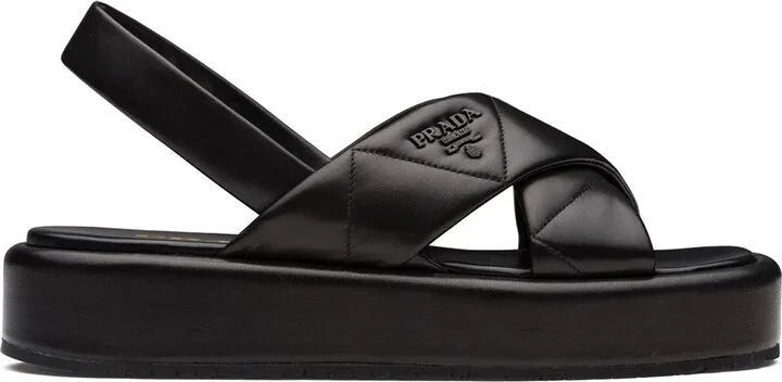 Quilted Flatform Sandals