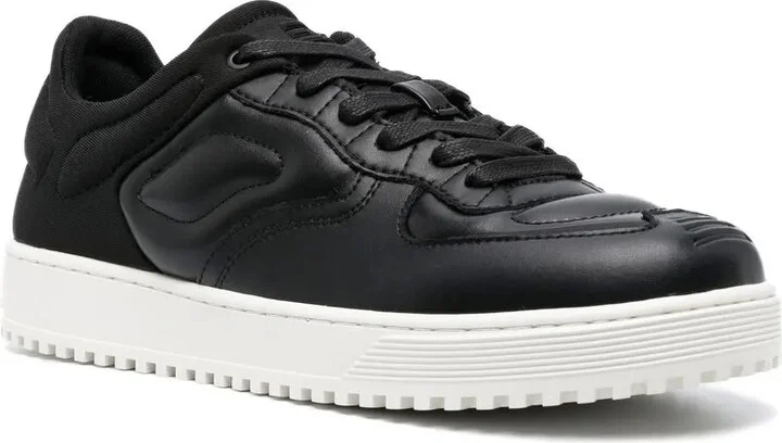 Quilted Hybrid Lace-Up Sneakers - Image 2