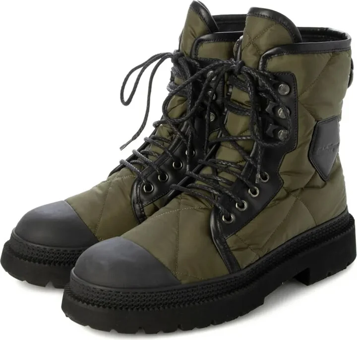 Quilted Lace-Up Boots - Image 2