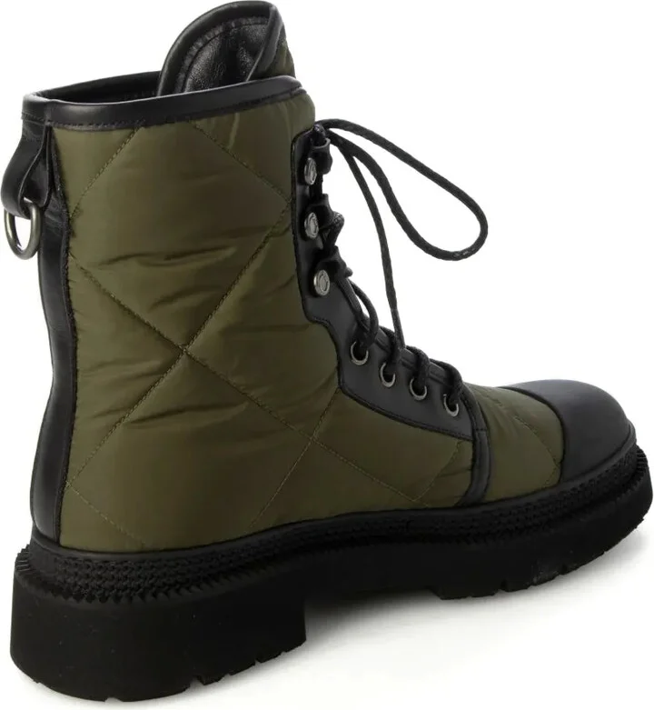 Quilted Lace-Up Boots - Image 3
