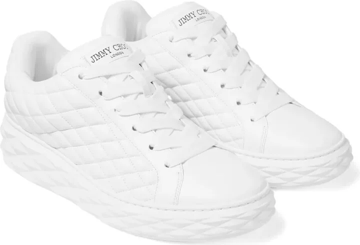 Quilted Lace-Up Sneakers - Image 2
