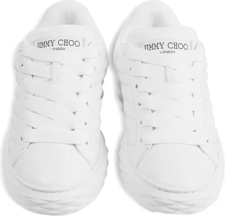 Quilted Lace-Up Sneakers - Image 3