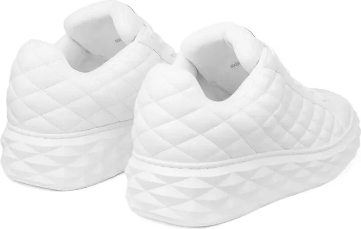 Quilted Lace-Up Sneakers - Image 4