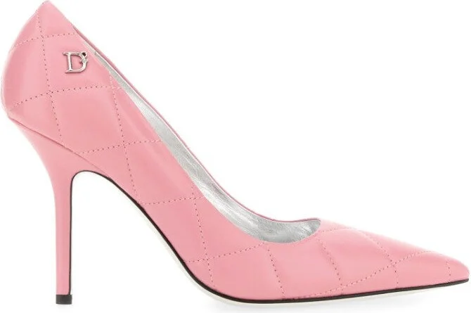 Quilted Leather Pumps