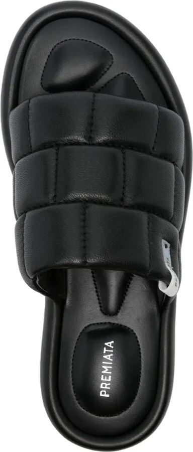 Quilted Leather Sandals - Image 4