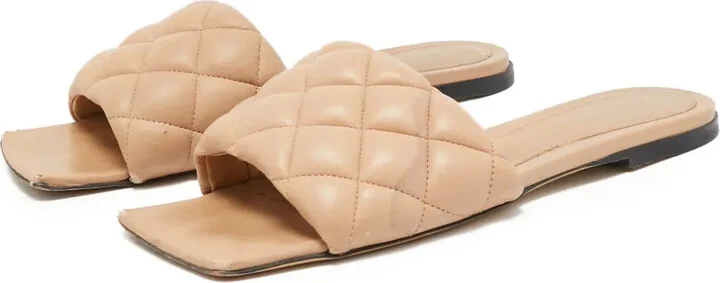 Quilted Leather Sandals - Image 2