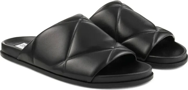 Quilted Leather Sandals - Image 2