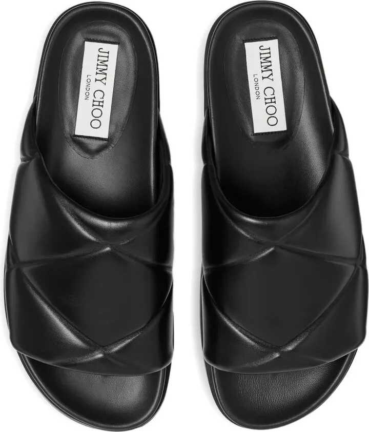 Quilted Leather Sandals - Image 4