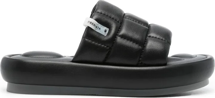 Quilted Leather Sandals
