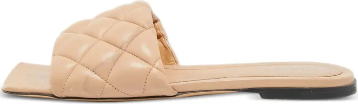 Quilted Leather Sandals