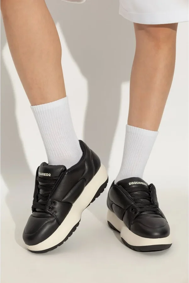 Quilted Leather Sneakers - Image 2