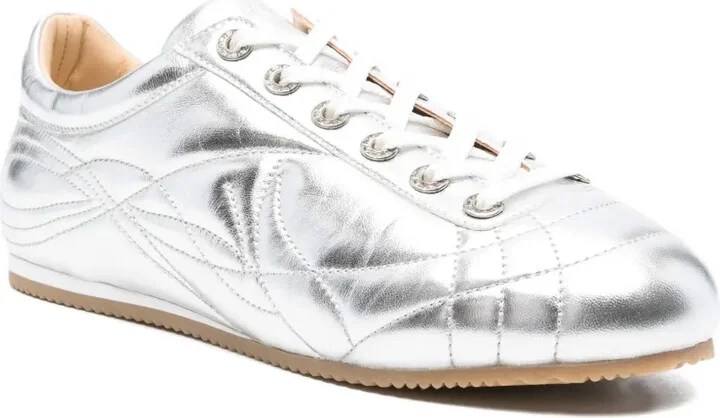 Quilted Leather Sneakers - Image 2