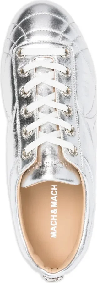Quilted Leather Sneakers - Image 4