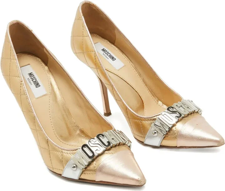 Quilted Logo Pumps - Image 2