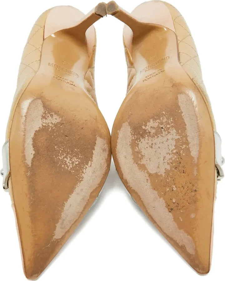Quilted Logo Pumps - Image 4
