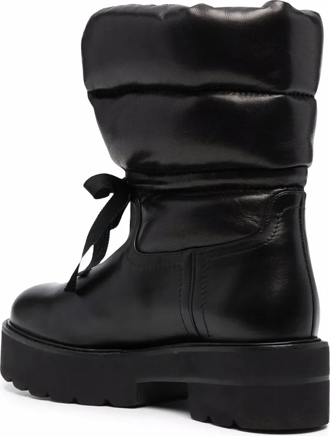 Quilted Panelled Ankle Boots - Image 3