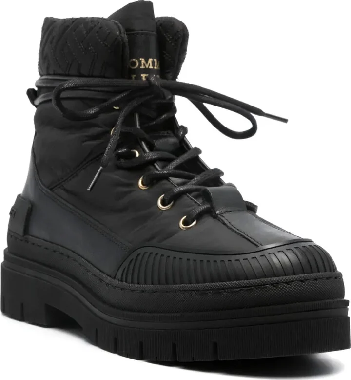 Quilted Panelled Boots - Image 2
