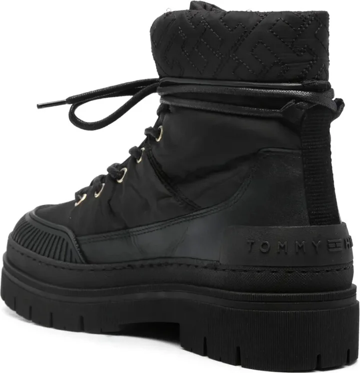 Quilted Panelled Boots - Image 3