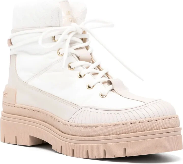 Quilted Panelled Boots - Image 2