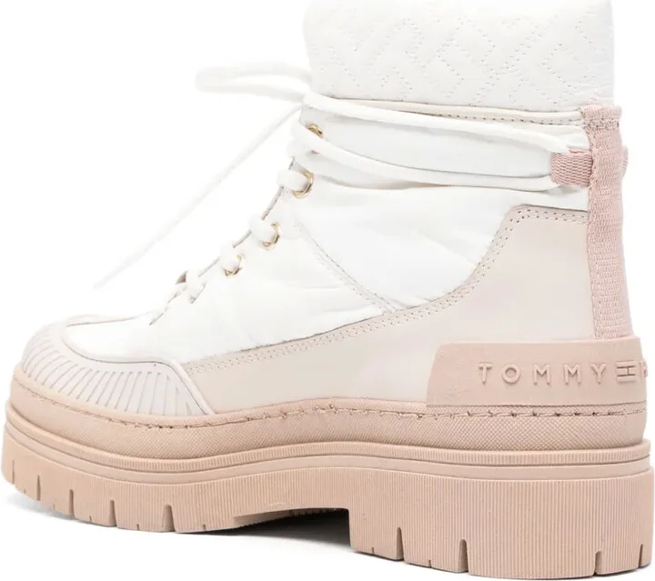 Quilted Panelled Boots - Image 3