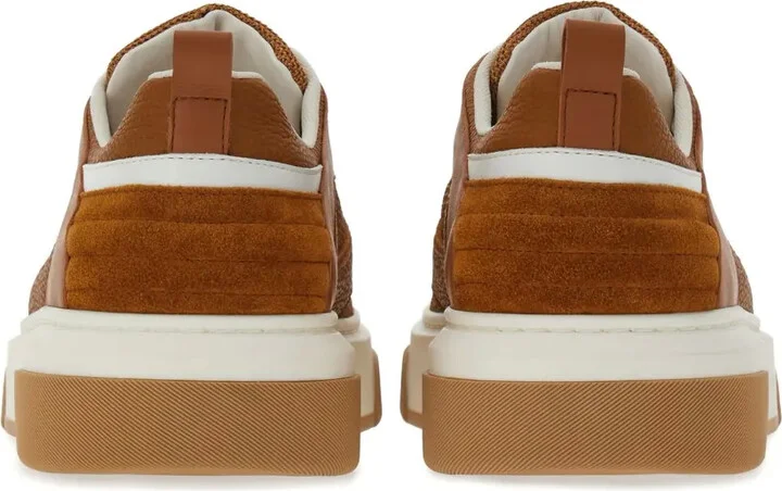Quilted Panelled-Design Sneakers - Image 3