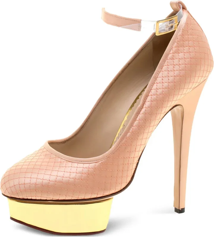 Quilted Platform Pumps - Image 2