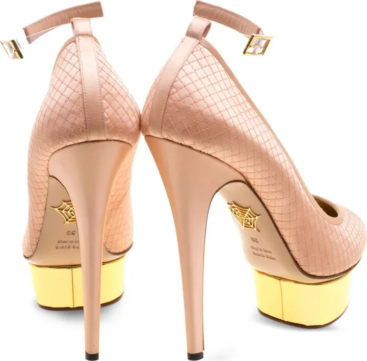 Quilted Platform Pumps - Image 4