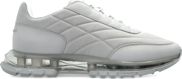 Quilted Translucent-Sole Sneakers