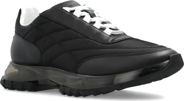 Quilted Transparent-Sole Sneakers - Image 2