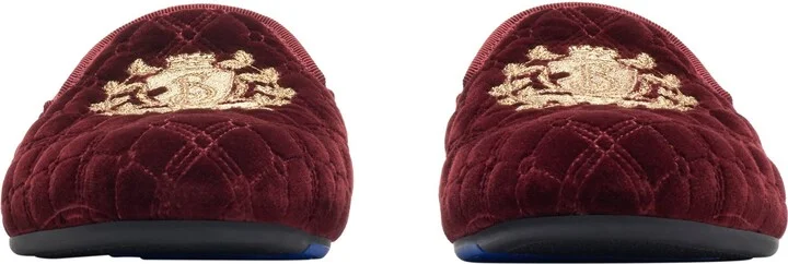 Quilted Velvet Estate Slippers - Image 2