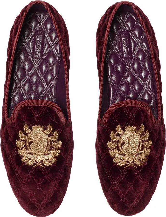 Quilted Velvet Estate Slippers - Image 4