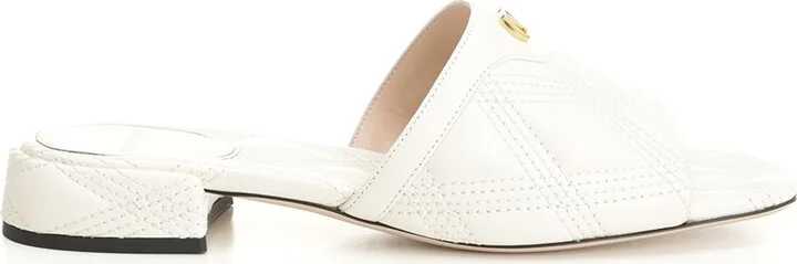 Quiltie 67 Sandals White