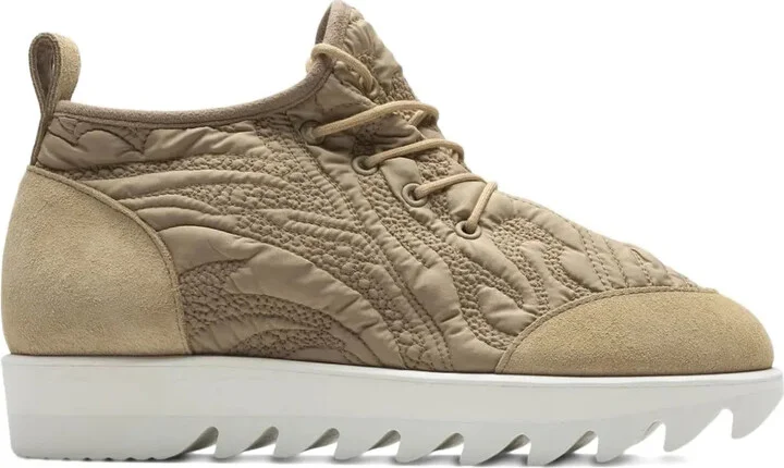 Quilting Lace "Beige" sneakers