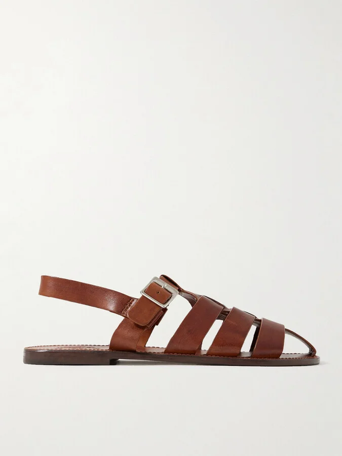 Quincy Leather Fisherman Sandals