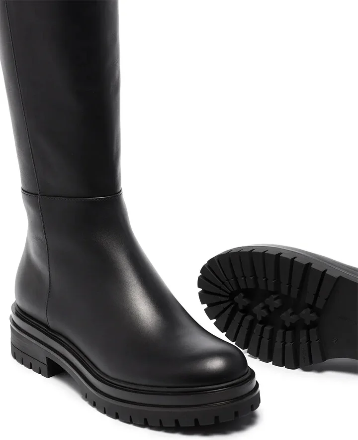 Quinn leather thigh-high boots - Image 2